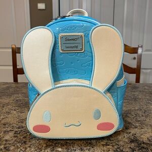 Loungefly Sanrio Cinnamoroll Mini Backpack With Moveable Ears. NWT